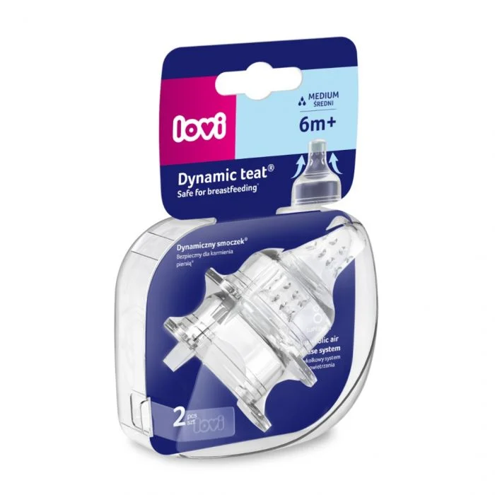 LOVI Dynamic tåtesmokk medium 2 stk v:3406323 LOVI Dynamic tåtesmokk medium 2 stk v:3406323