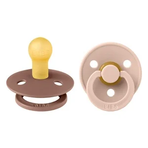 BIBS Pacifier Colour Latex Woodchuck/Blush Size 1 2pcs v:7064248
