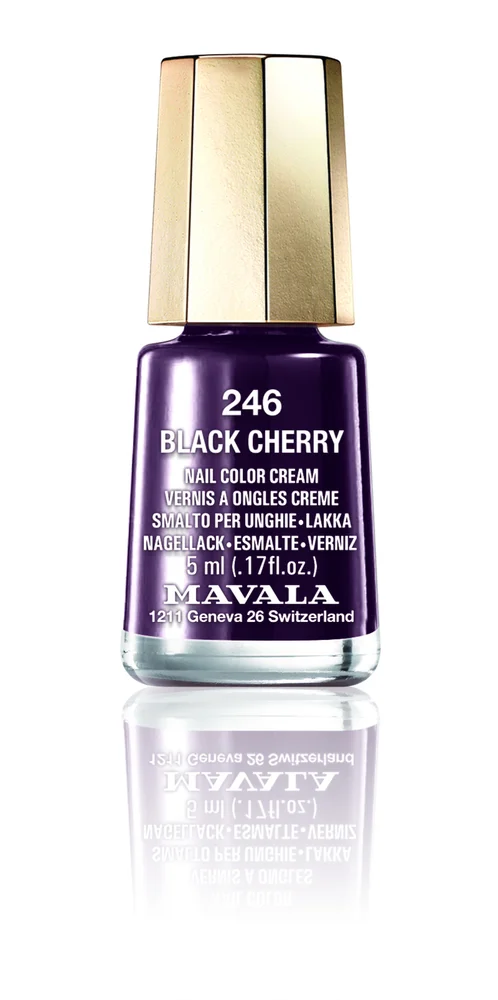 Mini Nail Polish 246 Black Cherry - Mavala v:4123290