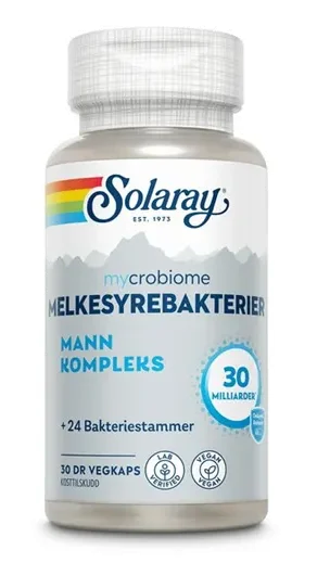 Solaray mycrobiome mann kompleks 30 kapsler v:2867868 Solaray mycrobiome mann kompleks 30 kapsler v:2867868