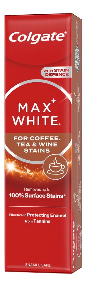 Colgate Tannkrem Max White Coffee - 75 ml. v:8333649