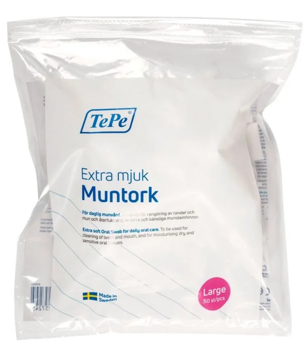 TePe Extra Myk Munnpensel Large – skånsom munnpleie v:9248603