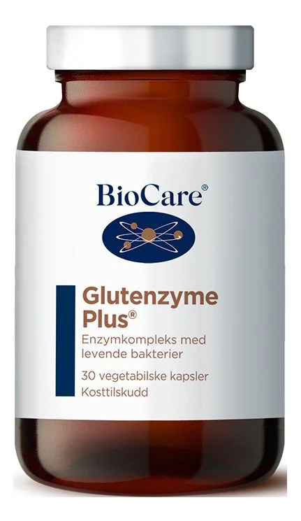 Biocare Glutenzyme Plus – 30 Vegkapsler v:5565384 Biocare Glutenzyme Plus – 30 Vegkapsler v:5565384