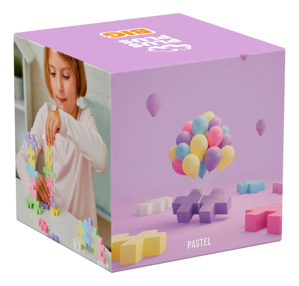Plus-Plus BIG Pastel Mix – 100 stk. v:3859876 Plus-Plus BIG Pastel Mix – 100 stk. v:3859876