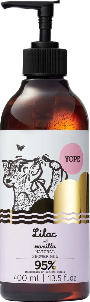 YOPE Botanical Shower Gel Lilac and Vanilla 400 ml v:6486390