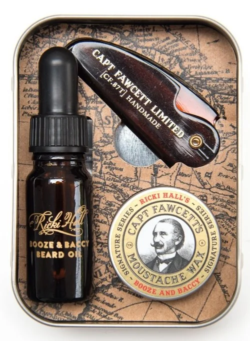 Captain Fawcett Ricki Hall’s Booze & Baccy Grooming Survival Kit v:3335163