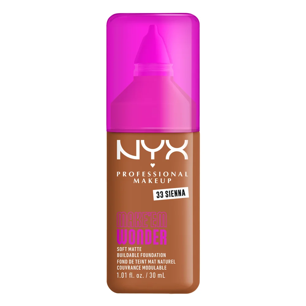 Make Em Wonder Foundation 33 Sienna - NYX PROFESSIONAL MAKEUP v:5219684