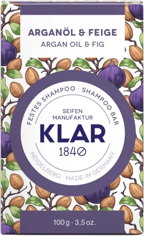 Klar Seifen Argan Oil & Fig Shampoo Bar 100 g v:7636988 Klar Seifen Argan Oil & Fig Shampoo Bar 100 g v:7636988