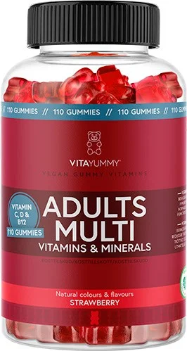 VitaYummy Adults Multivitamins Strawberry 110 stk v:4406966 VitaYummy Adults Multivitamins Strawberry 110 stk v:4406966