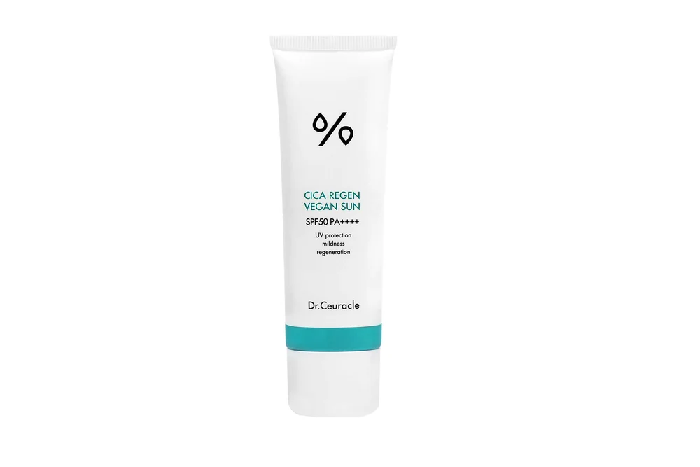Cica Regen Vegan Sun Gel - SPF50 solkrem, serum & fuktighetskrem v:4951880