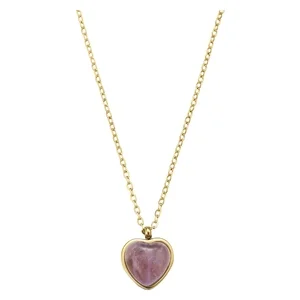 Timi Of Sweden Dorotea Gemstone Heart Necklace Cherry Quartz v:6787475 Timi Of Sweden Dorotea Gemstone Heart Necklace Cherry Quartz v:6787475