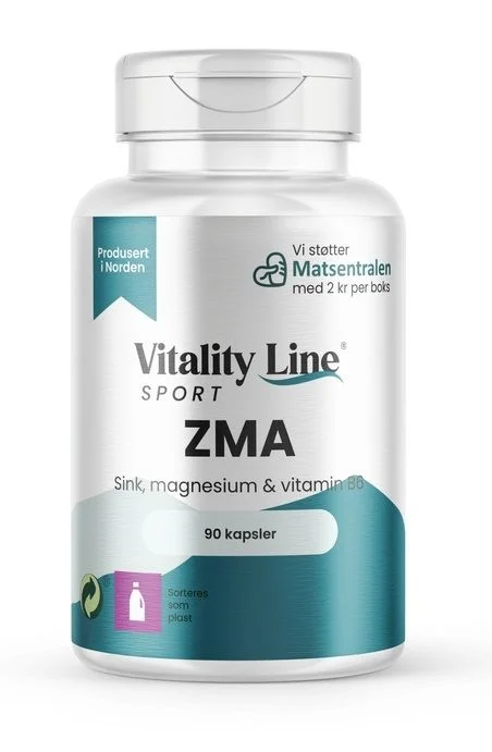 Vitality Line Sport ZMA 90 kapsler v:1636824 Vitality Line Sport ZMA 90 kapsler v:1636824