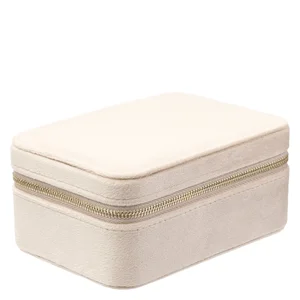 DARK Velvet Jewellery Box Dark Sand v:9616262