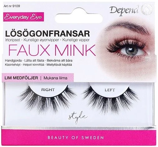 Depend løsvipper Style – Faux Mink løsvipper v:8717427