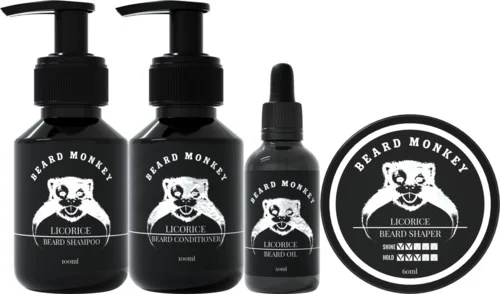 Beard Monkey Licorice All Beard Kit v:9131389