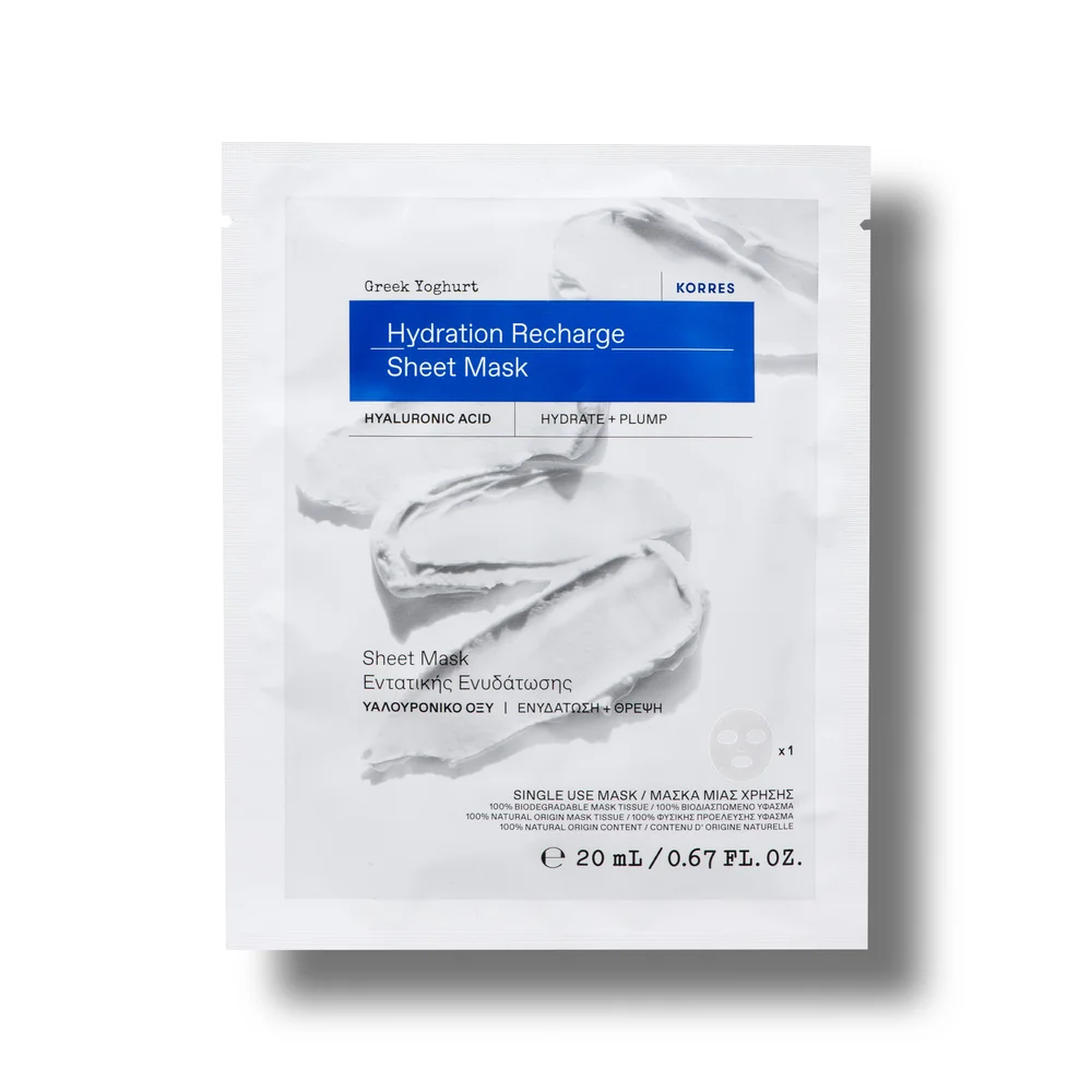 Korres Yoghurt Hydration Recharge Sheet Mask v:3240808