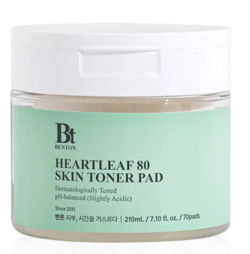 Benton Benton Heartleaf Skin Toner Pads 80 stk v:7808376 Benton Benton Heartleaf Skin Toner Pads 80 stk v:7808376