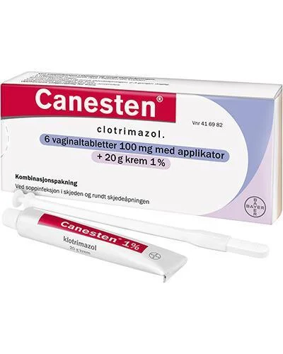 Canesten vaginaltabletter 100 mg + krem 1 % v:1042190