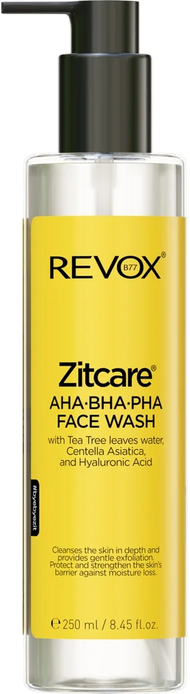 Revox B77 Zitcare® AHA.BHA.PHA. Face Wash 250 ml v:1430020 Revox B77 Zitcare® AHA.BHA.PHA. Face Wash 250 ml v:1430020