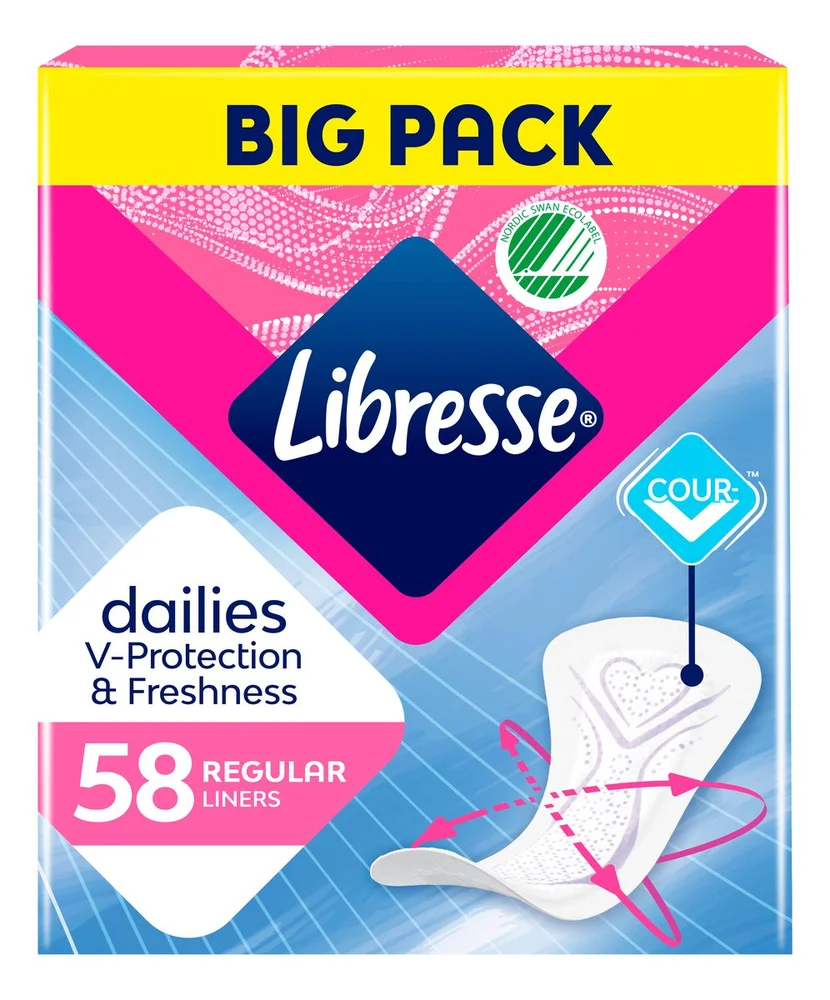 Libresse Regular Big Pack - 58 stk. v:2315041
