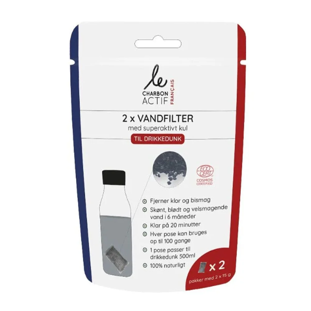 Le Charbon Actif vannfilter til flaske – 2 stk v:1765604 Le Charbon Actif vannfilter til flaske – 2 stk v:1765604