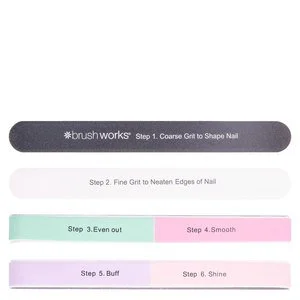 Brushworks 6 Sided Nail File Shape & Shine 1pcs v:7731409 Brushworks 6 Sided Nail File Shape & Shine 1pcs v:7731409