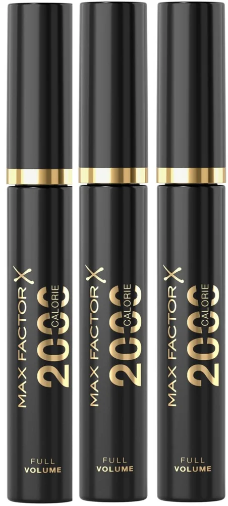 Max Factor Bundle 2000 Calorie Mascara 001 Black 9 ml x 3 v:1650232 Max Factor Bundle 2000 Calorie Mascara 001 Black 9 ml x 3 v:1650232