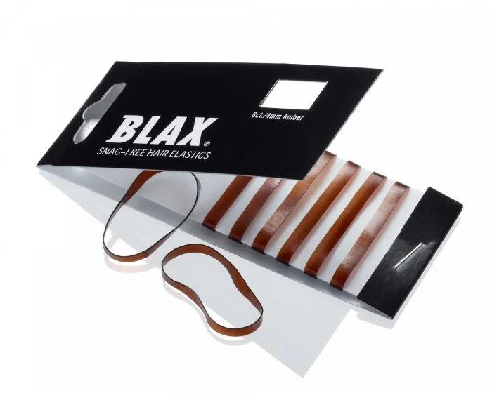 Blax hårstrikk brun 4 mm 8 stk v:4988065