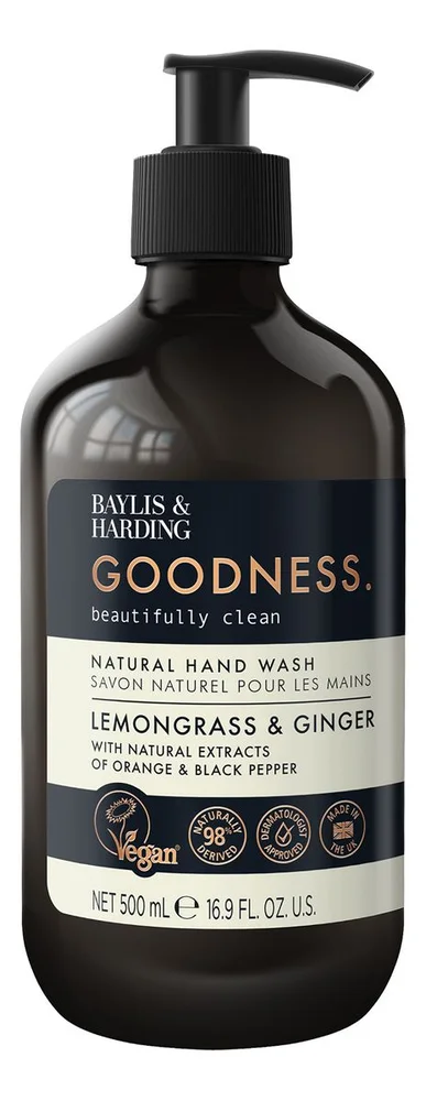 Baylis & Harding Goodness Lemongrass & Ginger Hand Wash – 500 ml. v:9696268 Baylis & Harding Goodness Lemongrass & Ginger Hand Wash – 500 ml. v:9696268